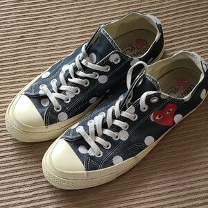 Converse Play Comme Des Garcons Sneakers Mens Size 9, Wmn 11